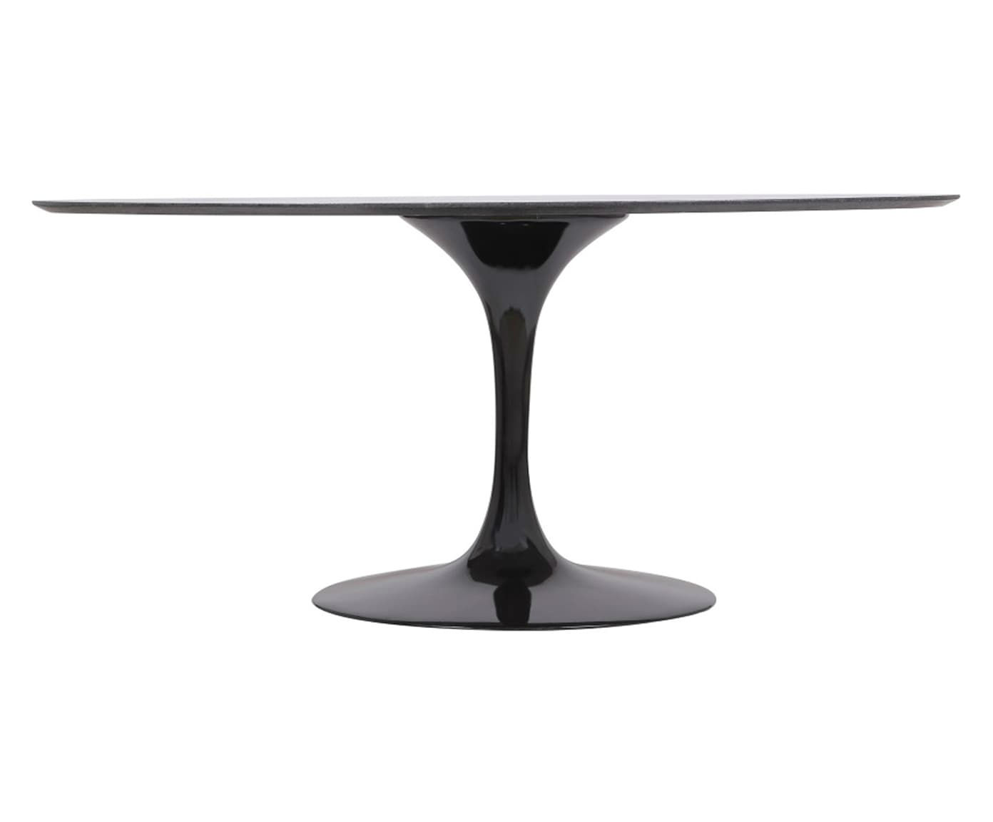 Mesa Saarinen Oval S&atilde;o Gabriel Base Preta image number 3