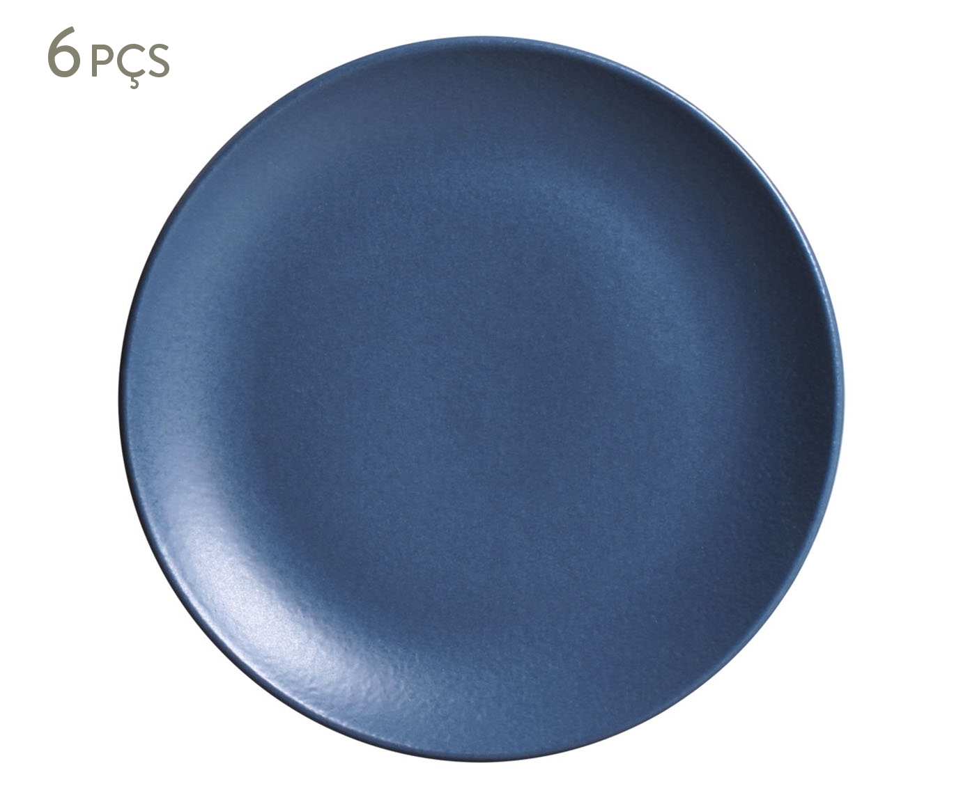 Jogo de Pratos para Sobremesa Coup Stoneware Boreal Azul image number 0