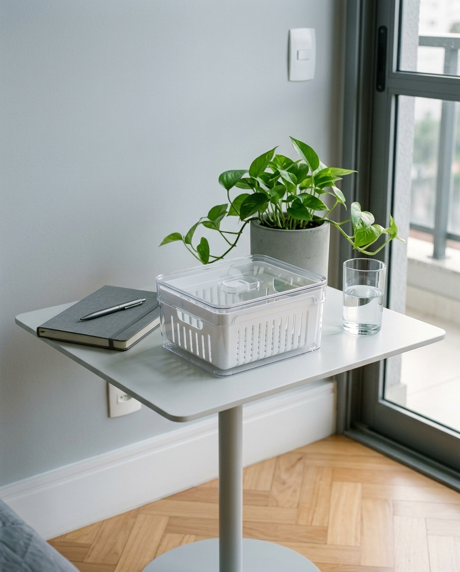 Organizador com Cesto Fresh Clear image number 3