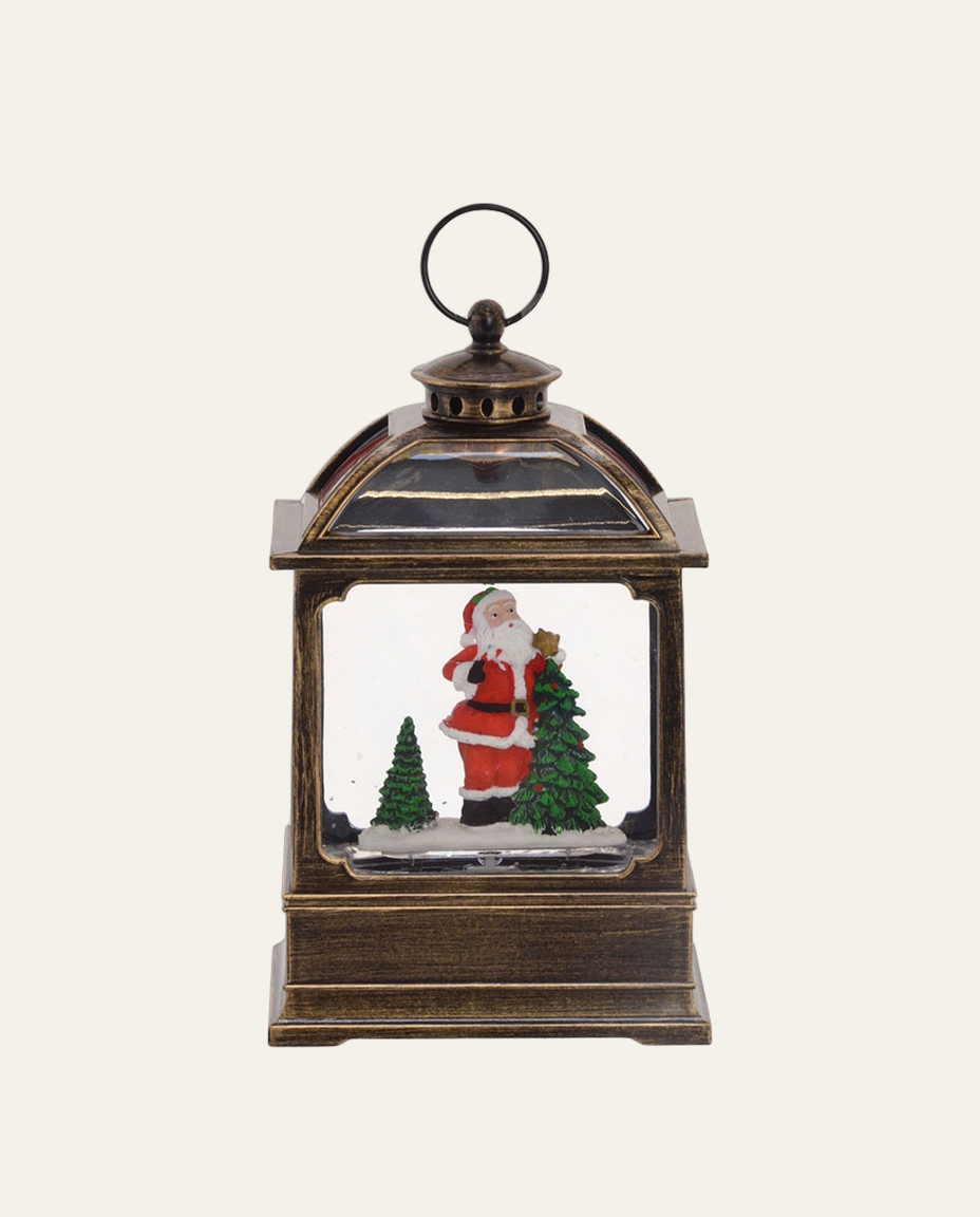 Lanterna Natalina Papai Noel Na Neve - image 0