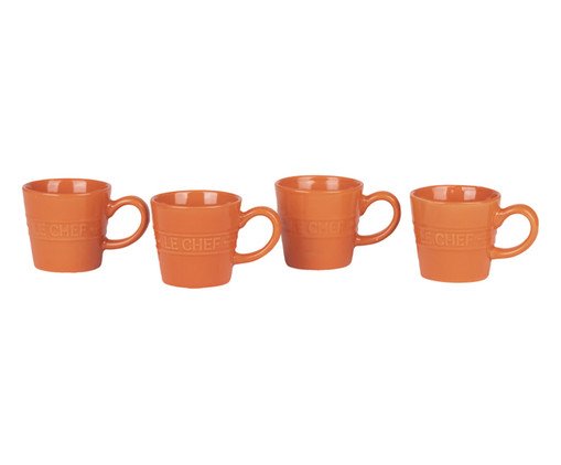 Jogo de X&iacute;caras para Caf&eacute; Laranja image number 1
