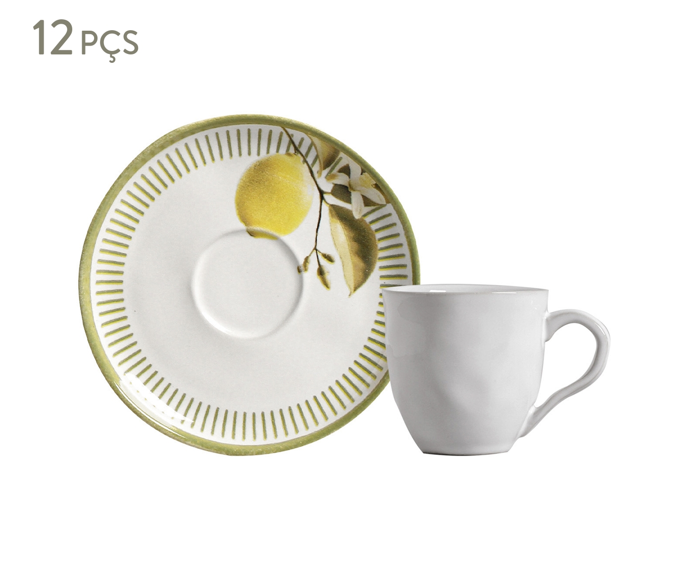 Jogo de X&iacute;caras para Caf&eacute; Bio Lemon Frutas - image 0