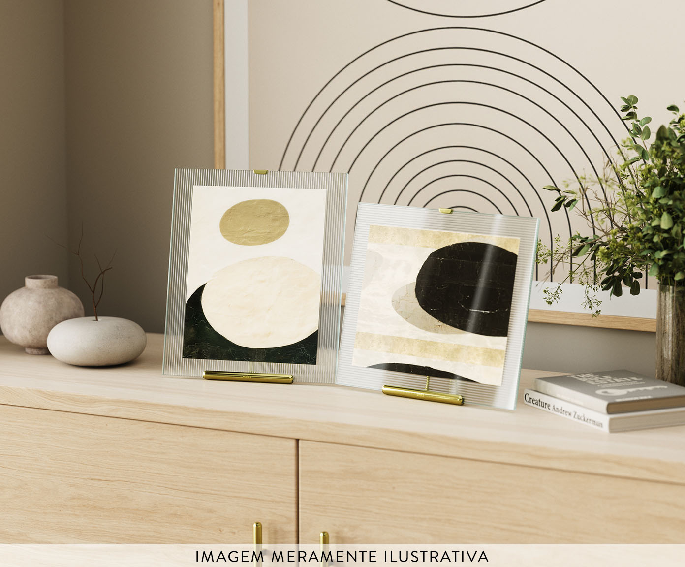 Porta-Retrato Flute Picture Frame Dourado image number 8