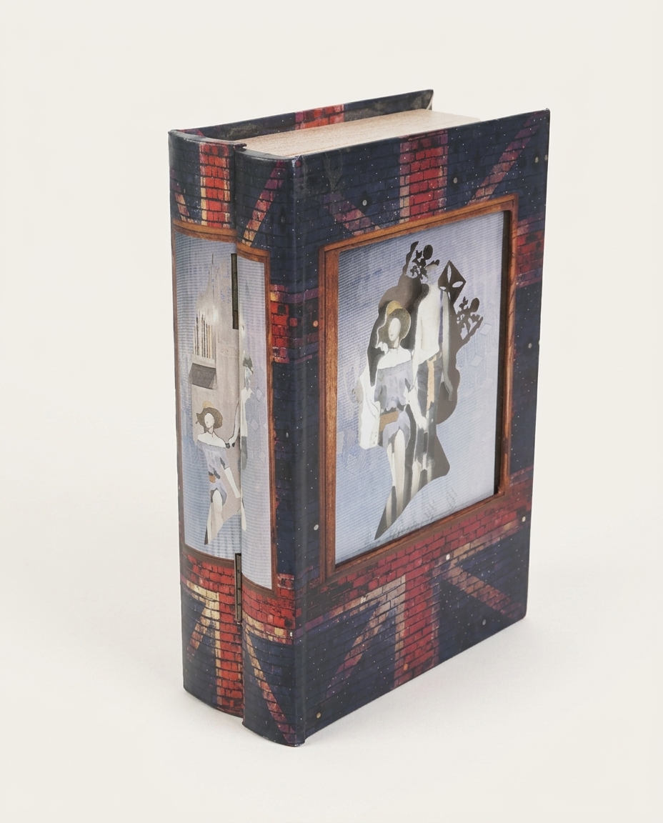Livro-Caixa em MDF United Kingdom image number 0