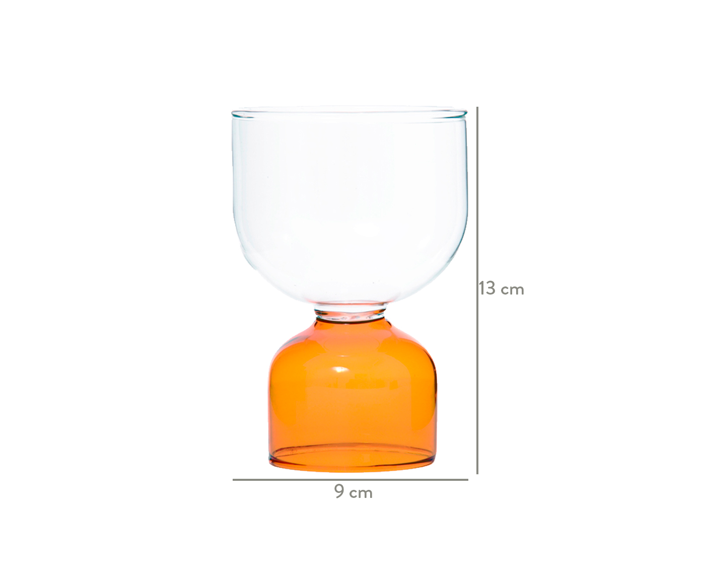 Vaso em Vidro Tony - Laranja image number 3