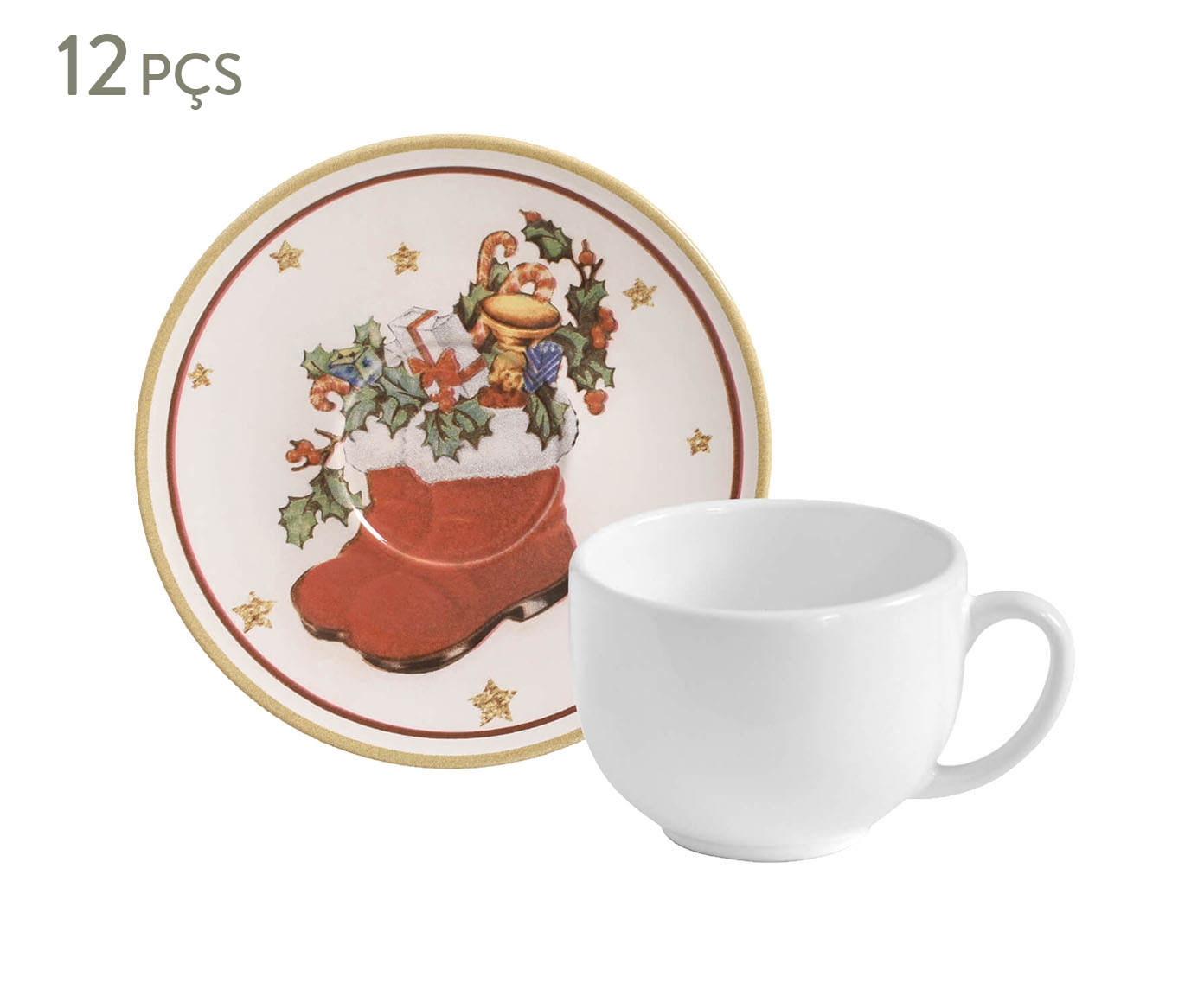 Jogo de X&iacute;caras para Ch&aacute; com Pires Santa Claus image number 0