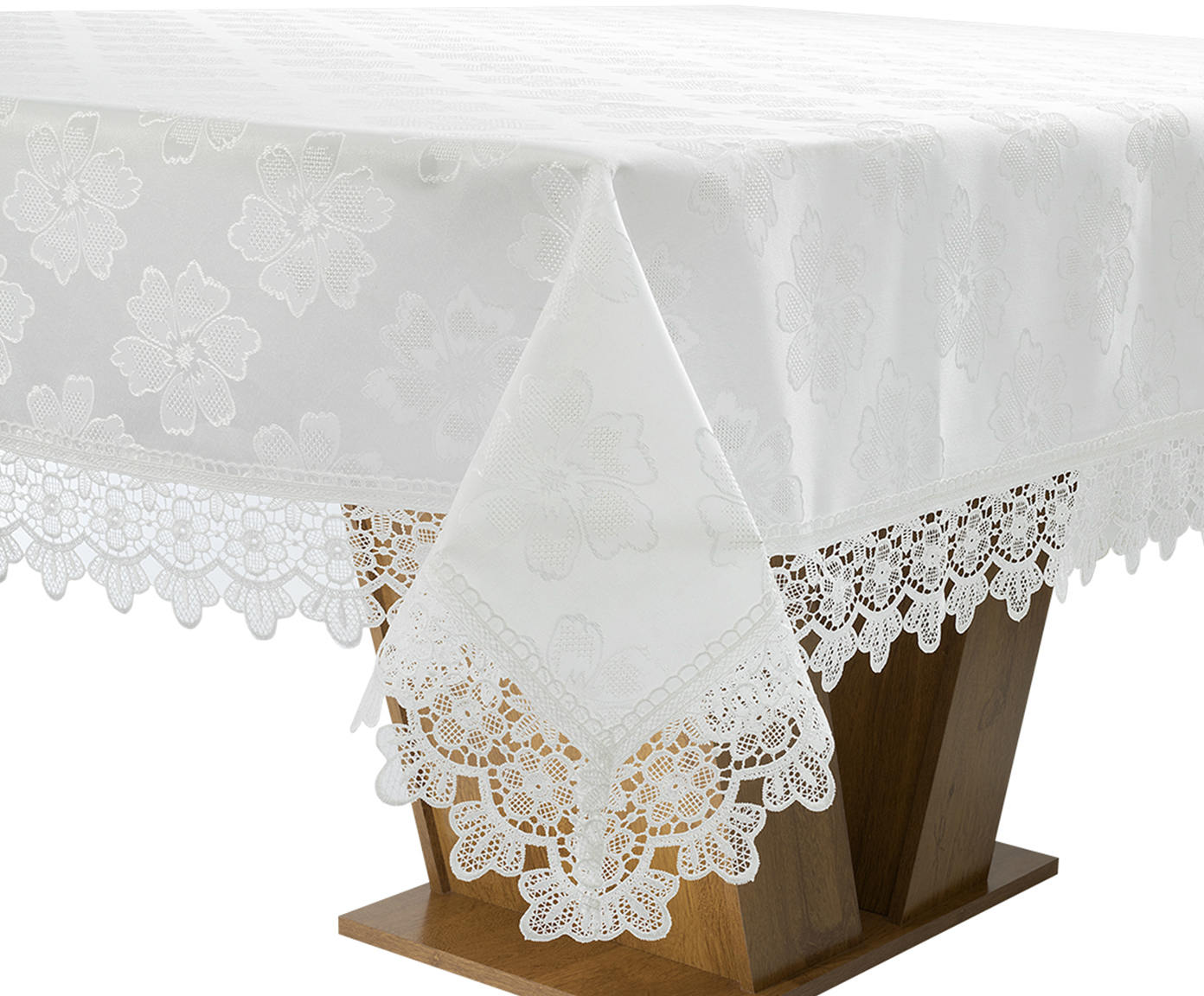 Toalha de Mesa Valentina Branco image number 0