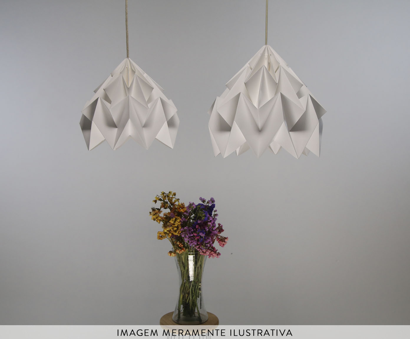 Lumin&aacute;ria Origami Gaia Branco image number 7