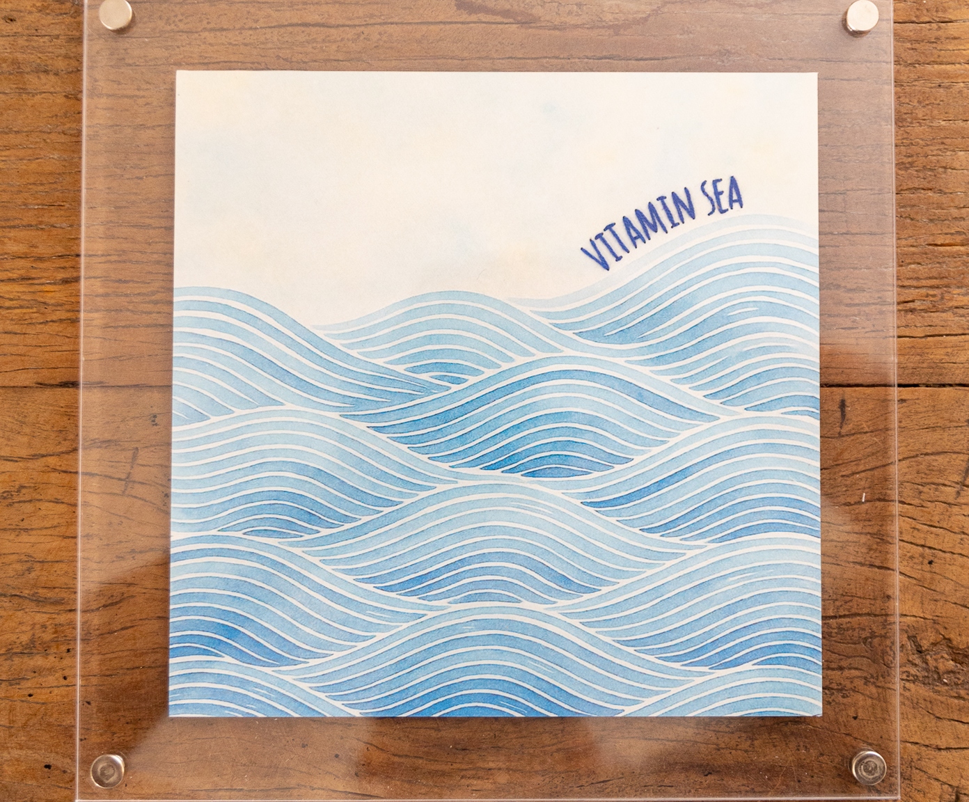 Quadro em Acr&iacute;lico "Vitamin Sea" image number 1