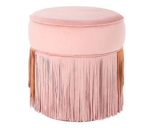 Puff Franja Composta - Rosa image number 1