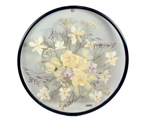 Quadro Decorativo Floral Redondo M&eacute;dio image number 0
