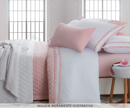 Jogo de Len&ccedil;ol Acetinado Lilly 300 Fios - King Size image number 2