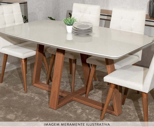 Mesa Bennet - Off White e Natural image number 1