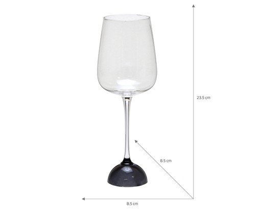 Ta&ccedil;a para Vinho Seren Fume image number 1