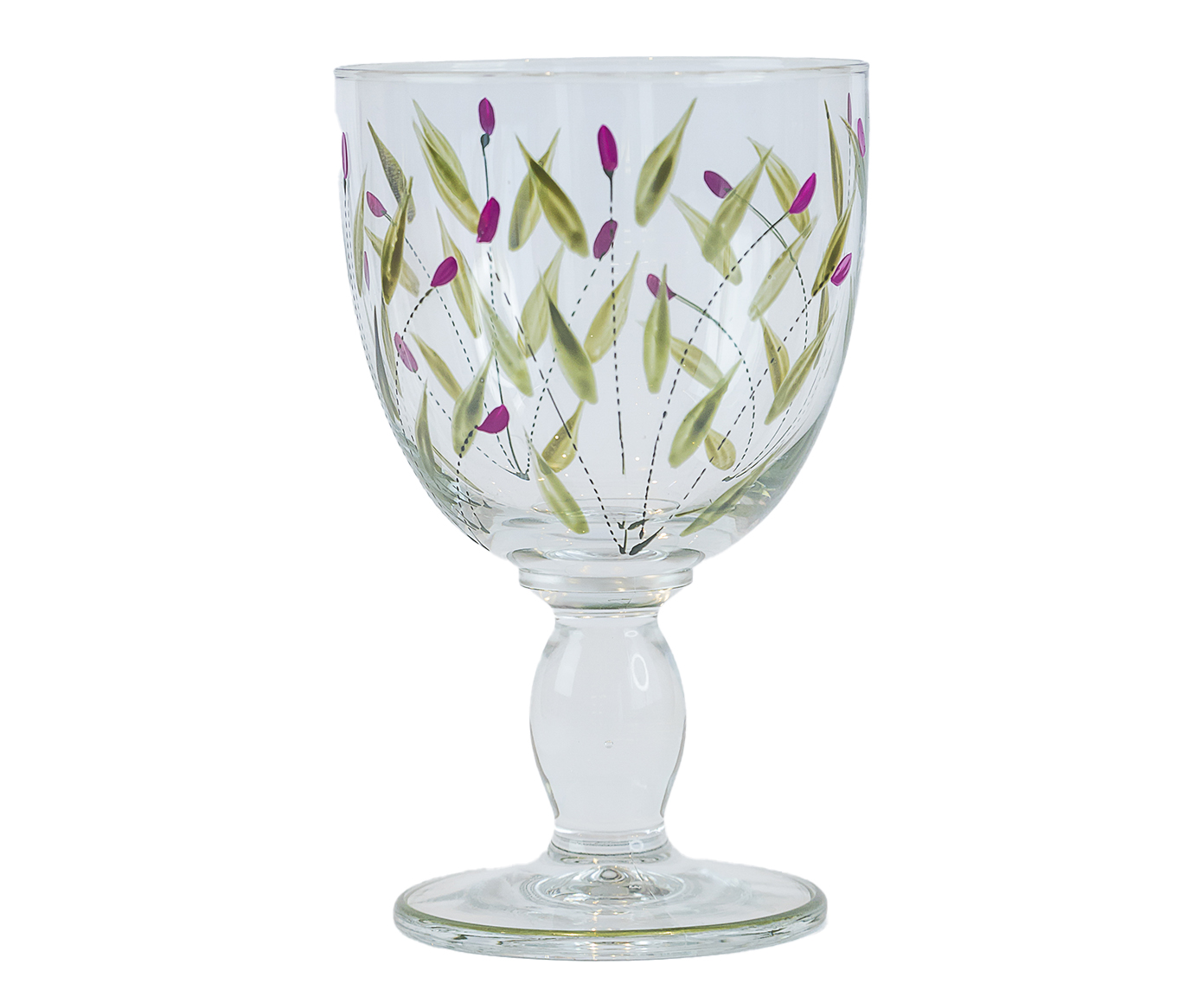 Ta&ccedil;a Calice Tulipas Verde image number 0
