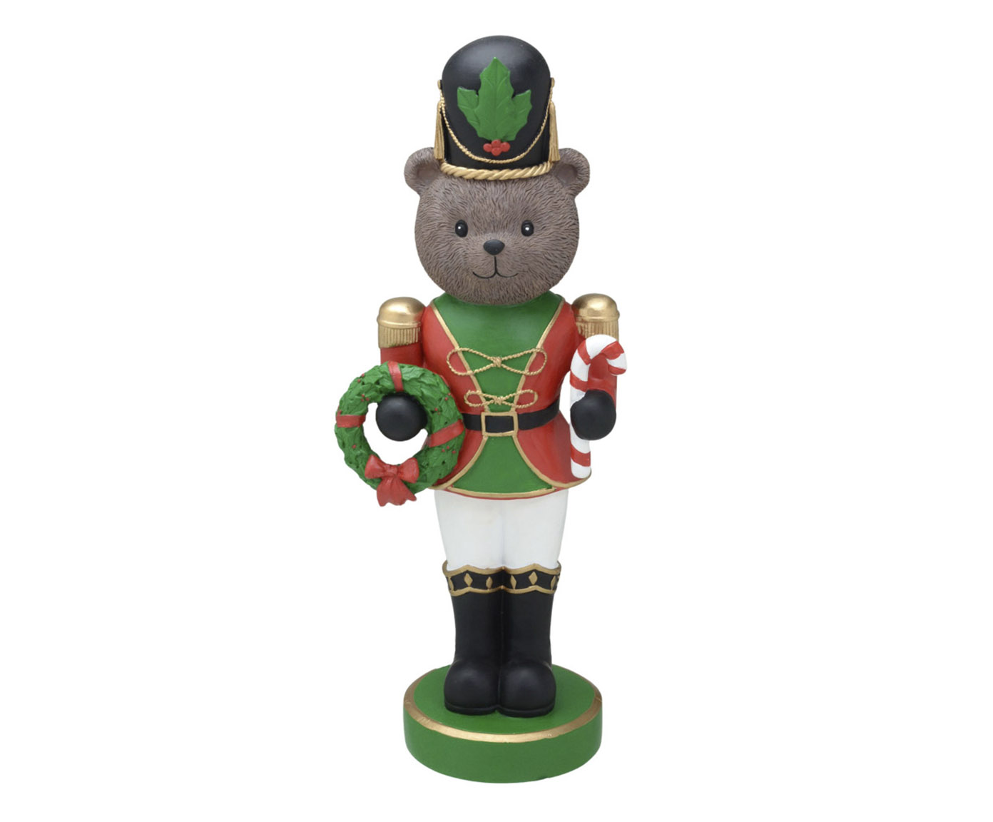 Urso Natalino Decorativo Colorido - image 0