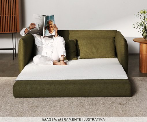 Sof&aacute; Cama em Linh&atilde;o Luma Off-White image number 9