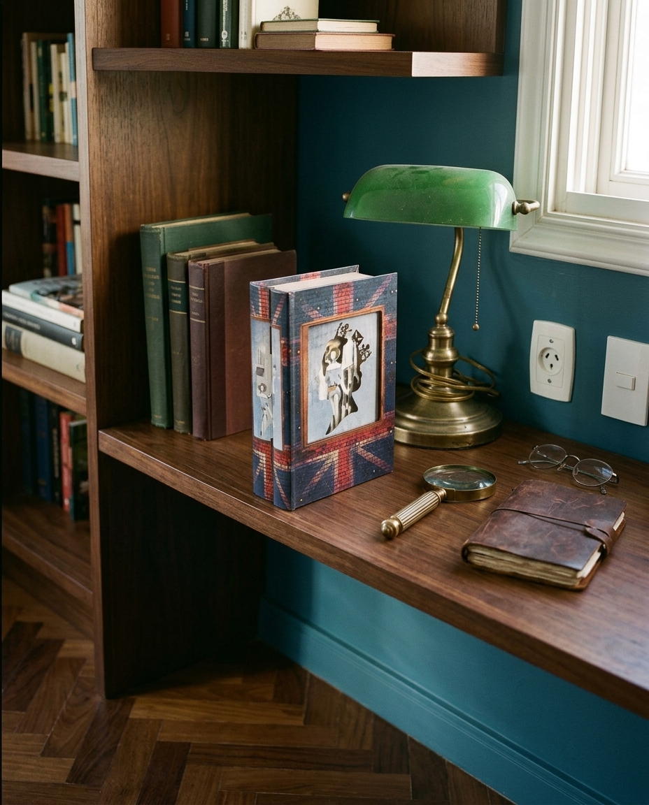 Livro-Caixa em MDF United Kingdom image number 1