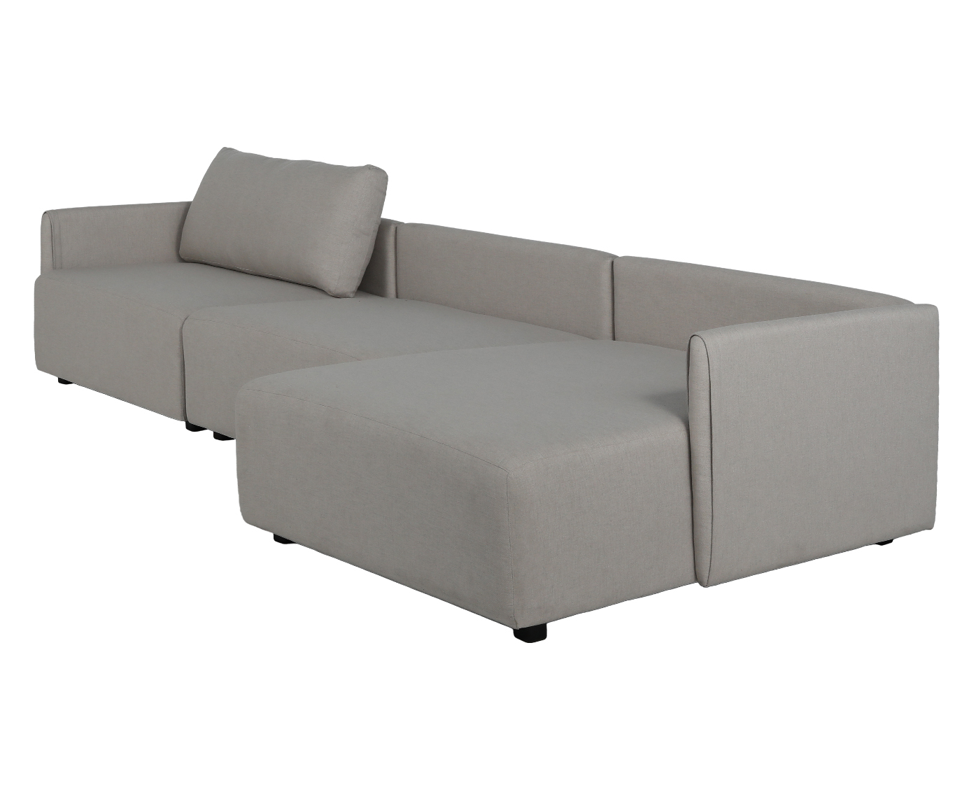 Sof&aacute; Toledo com Chaise Bege image number 1