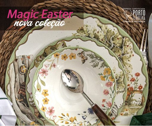 Jogo de Pratos Rasos Magic Easter - image 1