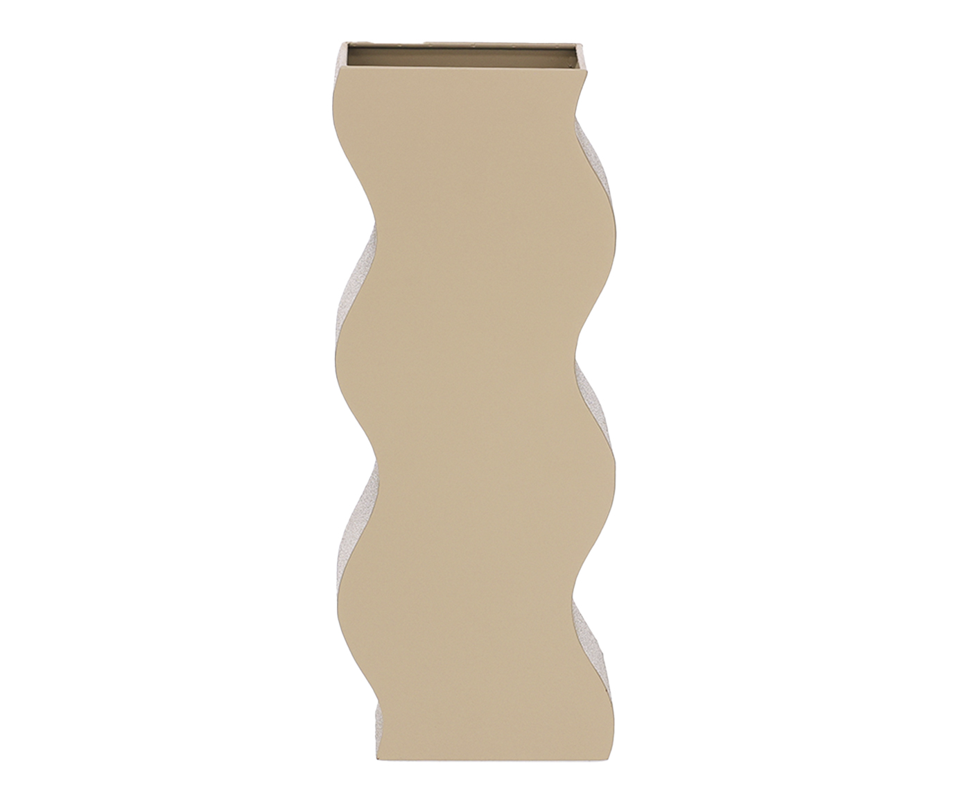 Vaso Senoidal Dourado Grande image number 0