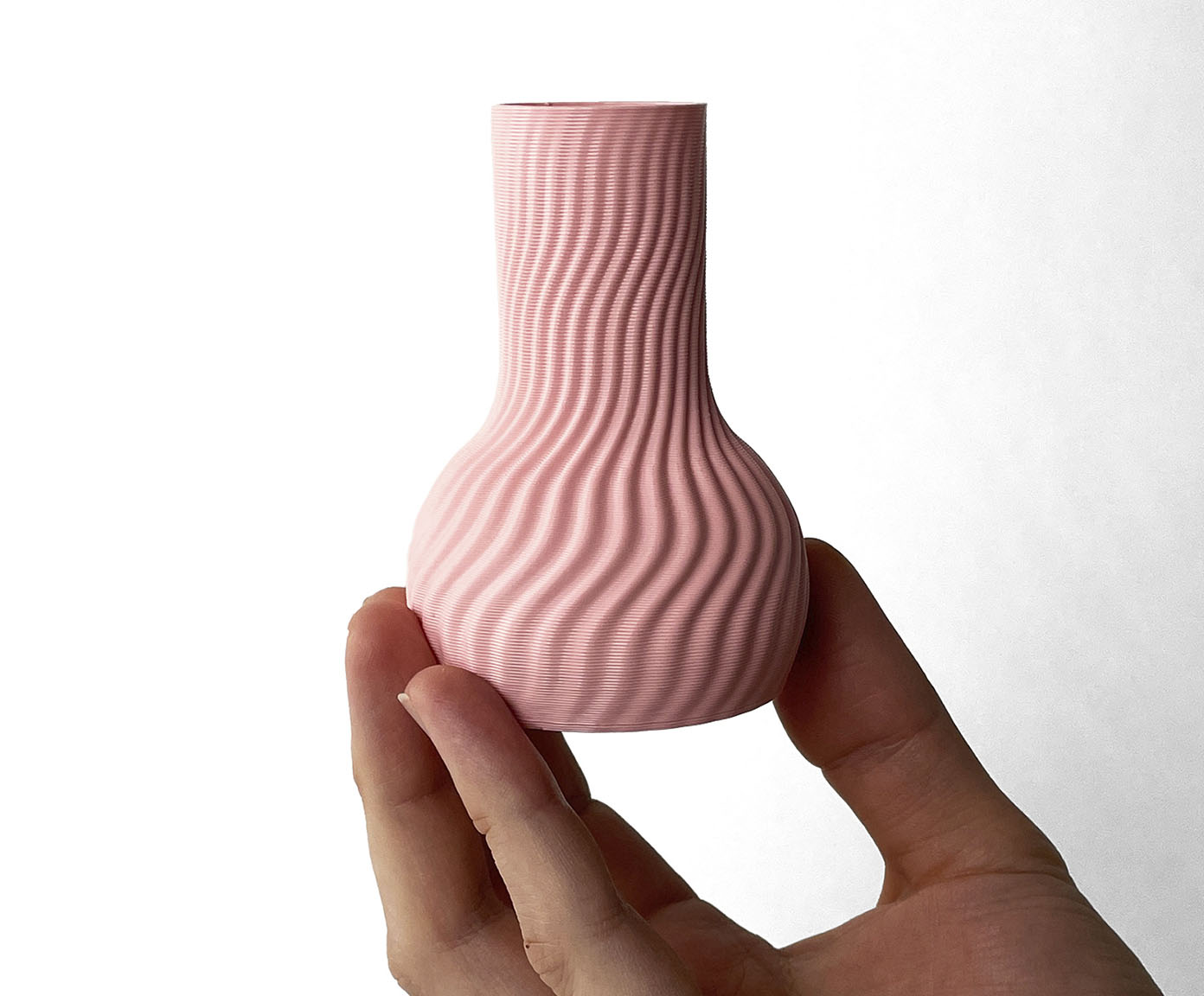 Mini Vaso Onda 2 Rosa image number 2