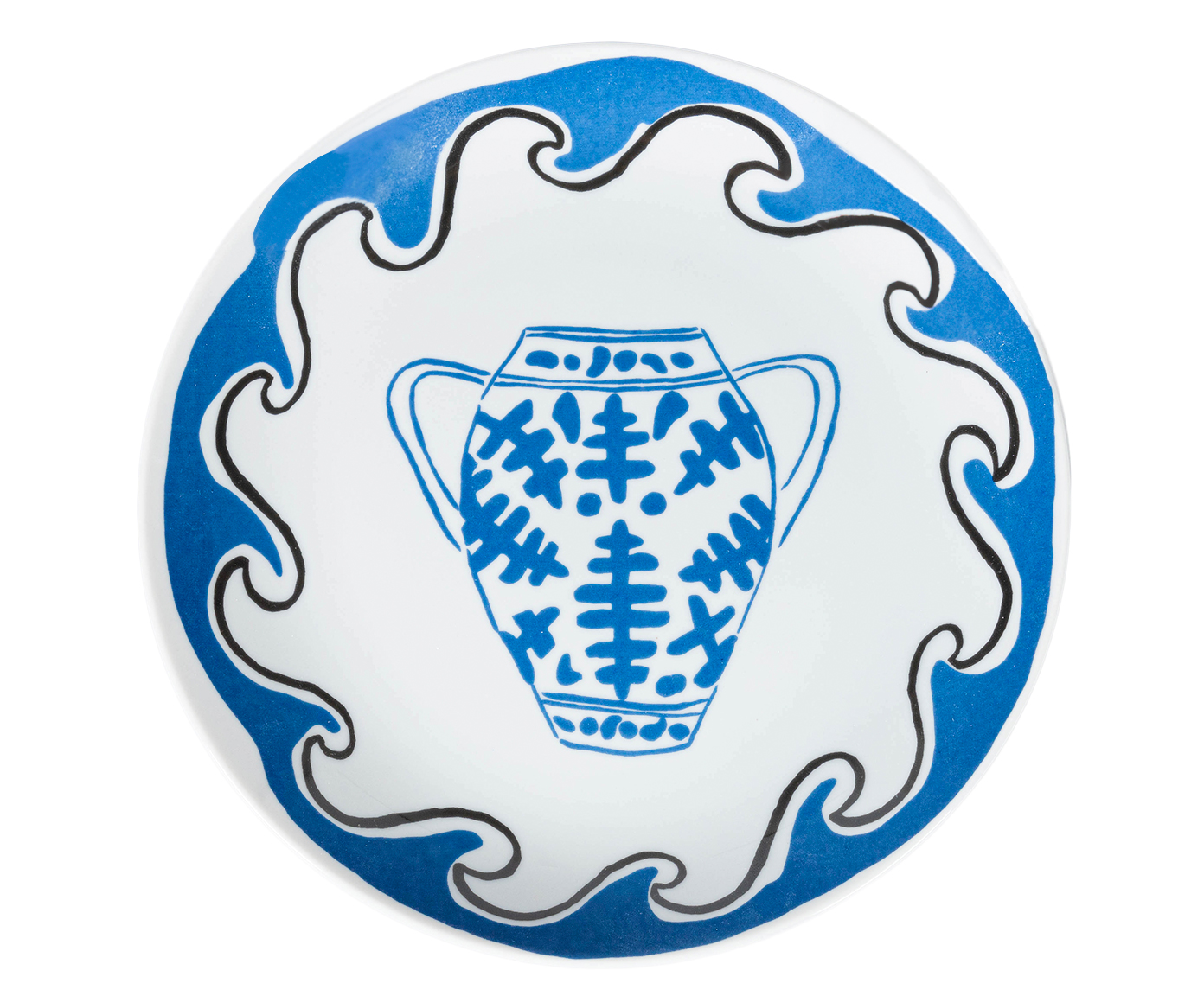 Prato de sobremesa em porcelana Vaso image number 0