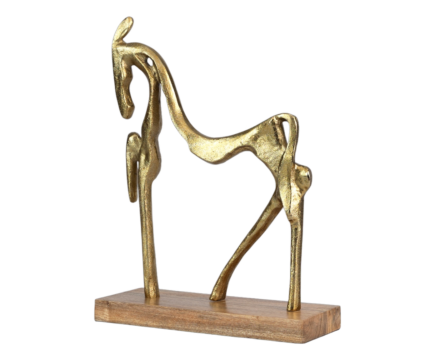 Escultura Cavalo em Metal Grifo - image 1