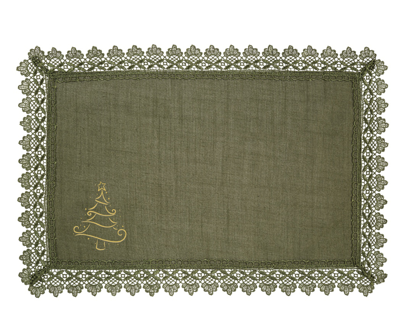 Guardanapo com Guiper Natal Verde - image 0