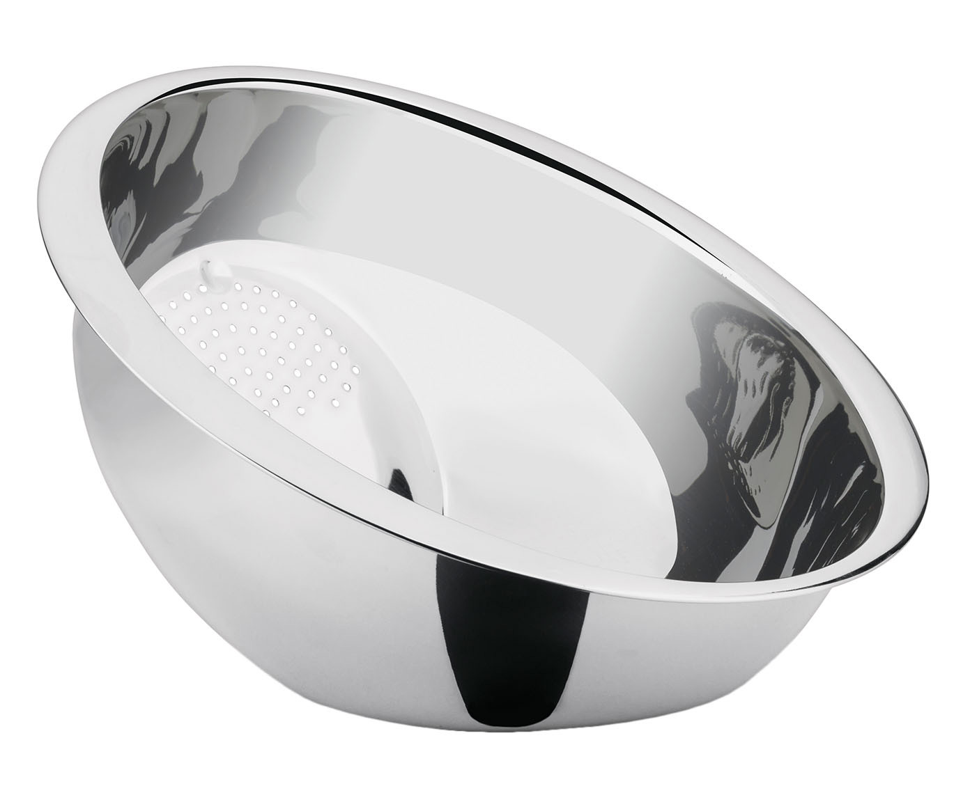 Escorredor de Arroz em Inox Maya - Prata image number 0