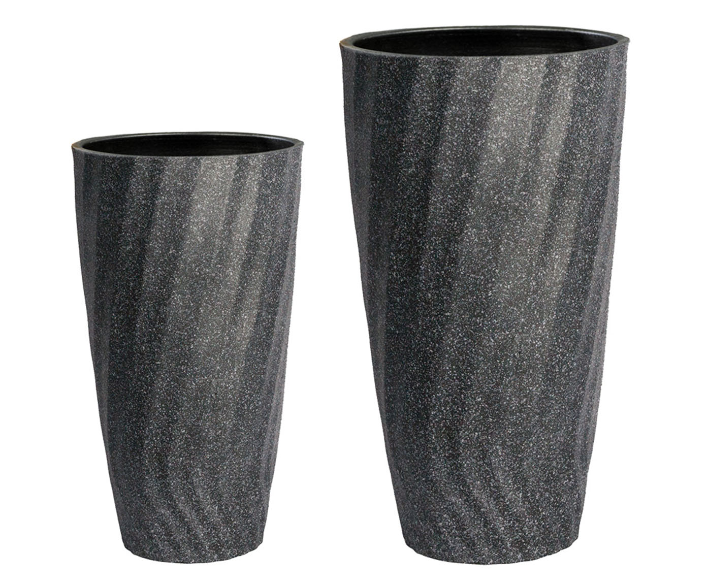 Jogo de Vasos de Piso Clay - Cinza image number 0