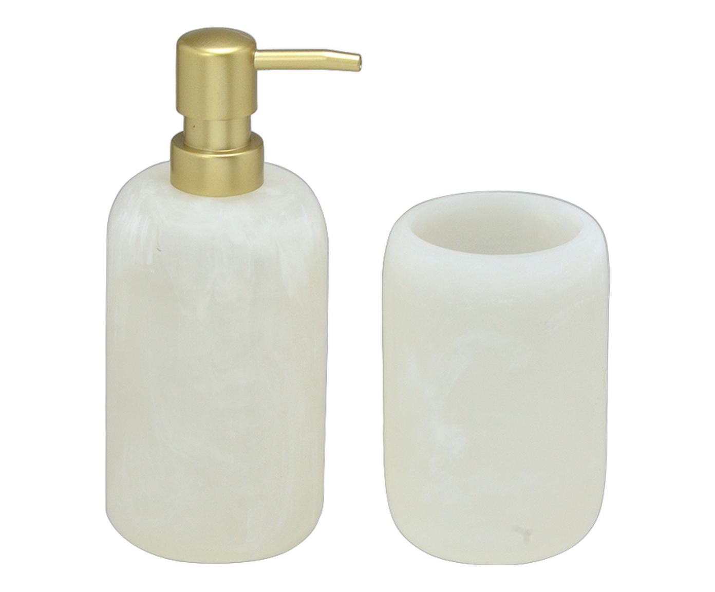 Jogo Porta-sabonete e Porta-escova para Banheiro Hygiena image number 0