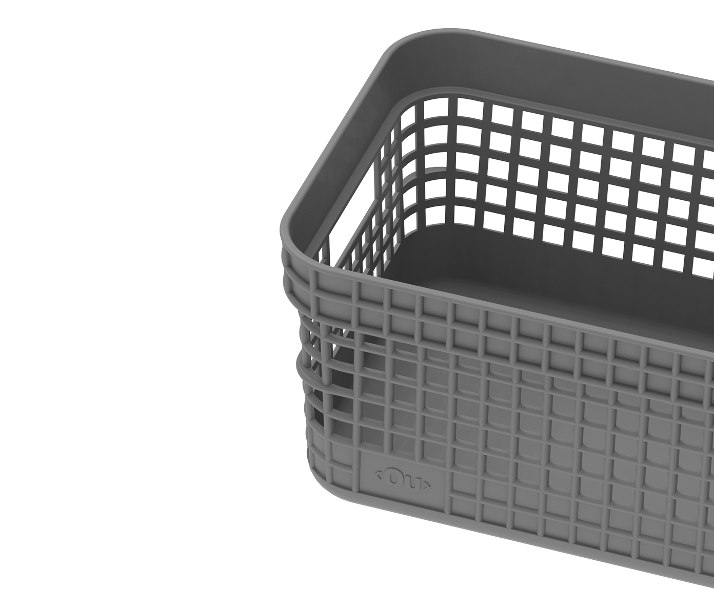 Cesto Grid Cinza image number 3