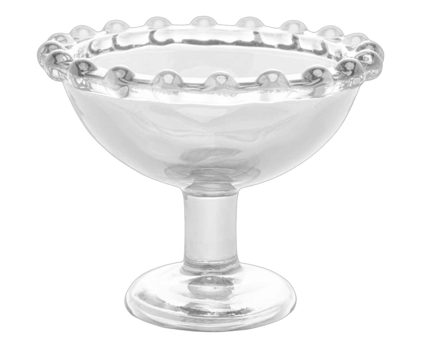 Ta&ccedil;a para Sobremesa em Cristal Ecol&oacute;gico Pearl image number 1