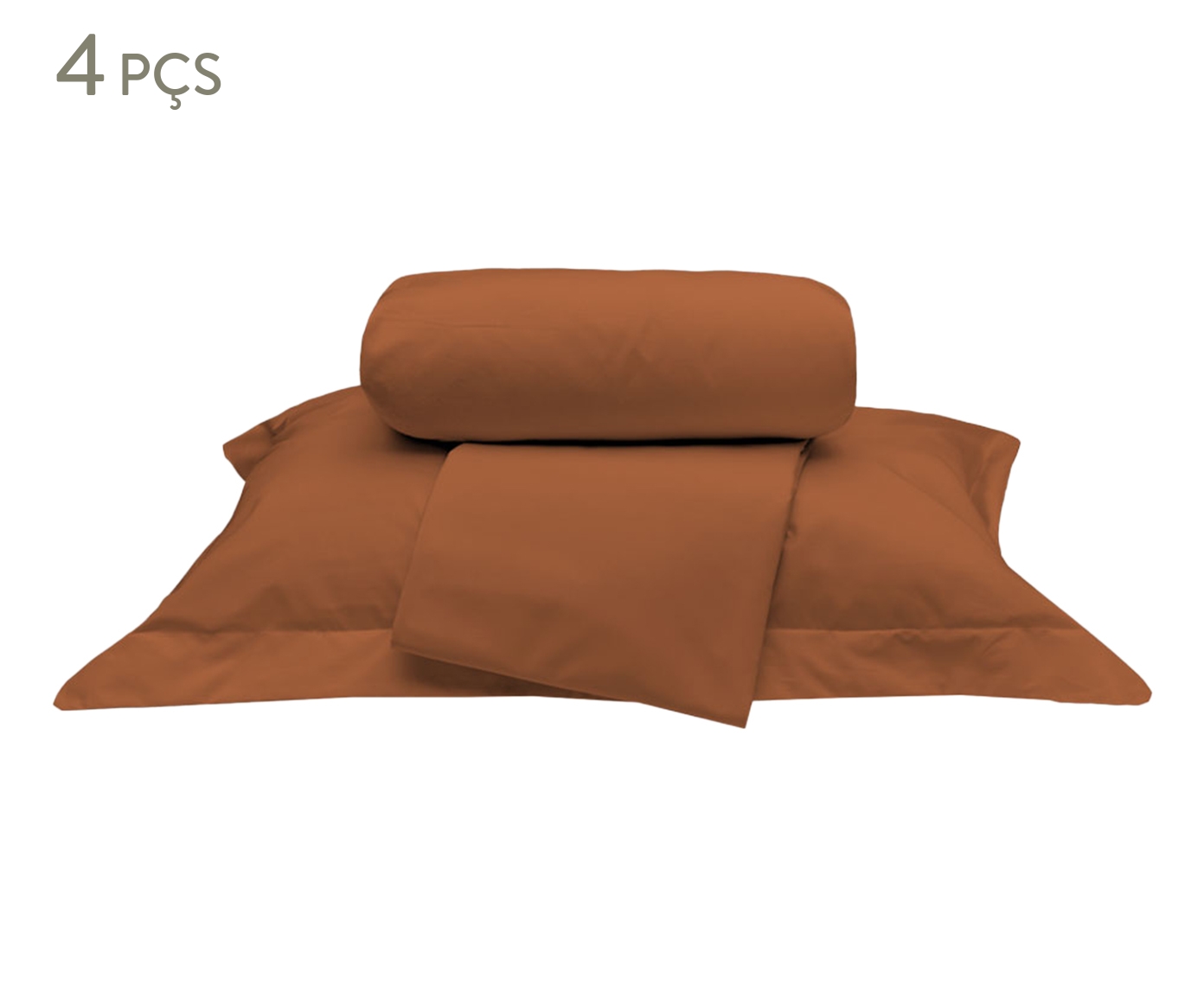 Jogo de Len&ccedil;ol Cl&aacute;ssico Tous Les Jours Terracota 200 Fios - image 1