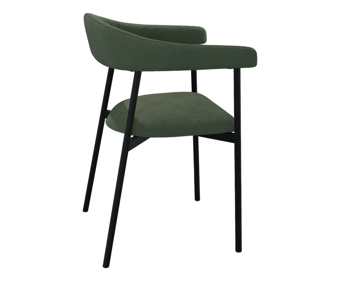 Jogo de Cadeiras de Jantar Angel Sky Tecido Boucle Verde image number 4