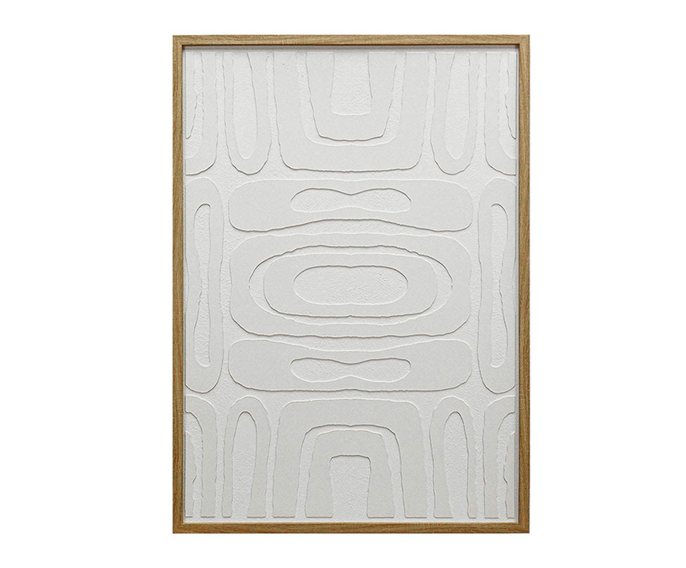 Quadro Decorativo Courbes Branco image number 0