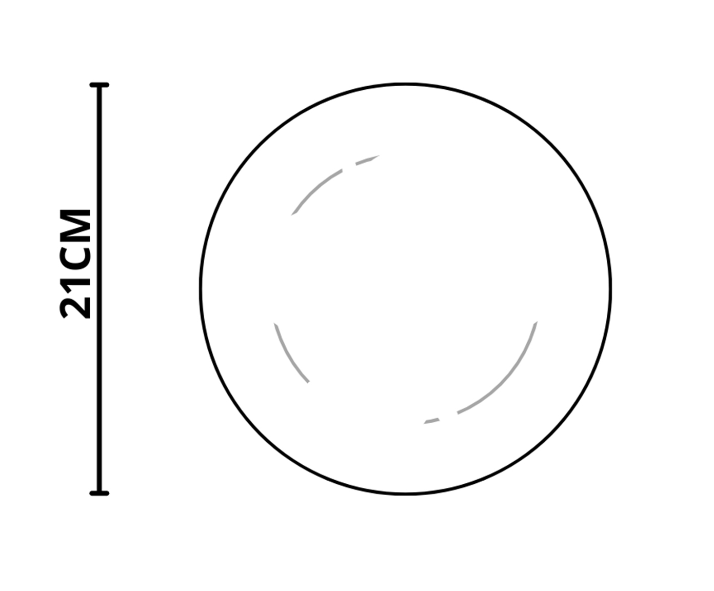 Jogo de Pratos para Sobremesa Pomodoro Vermelho image number 2
