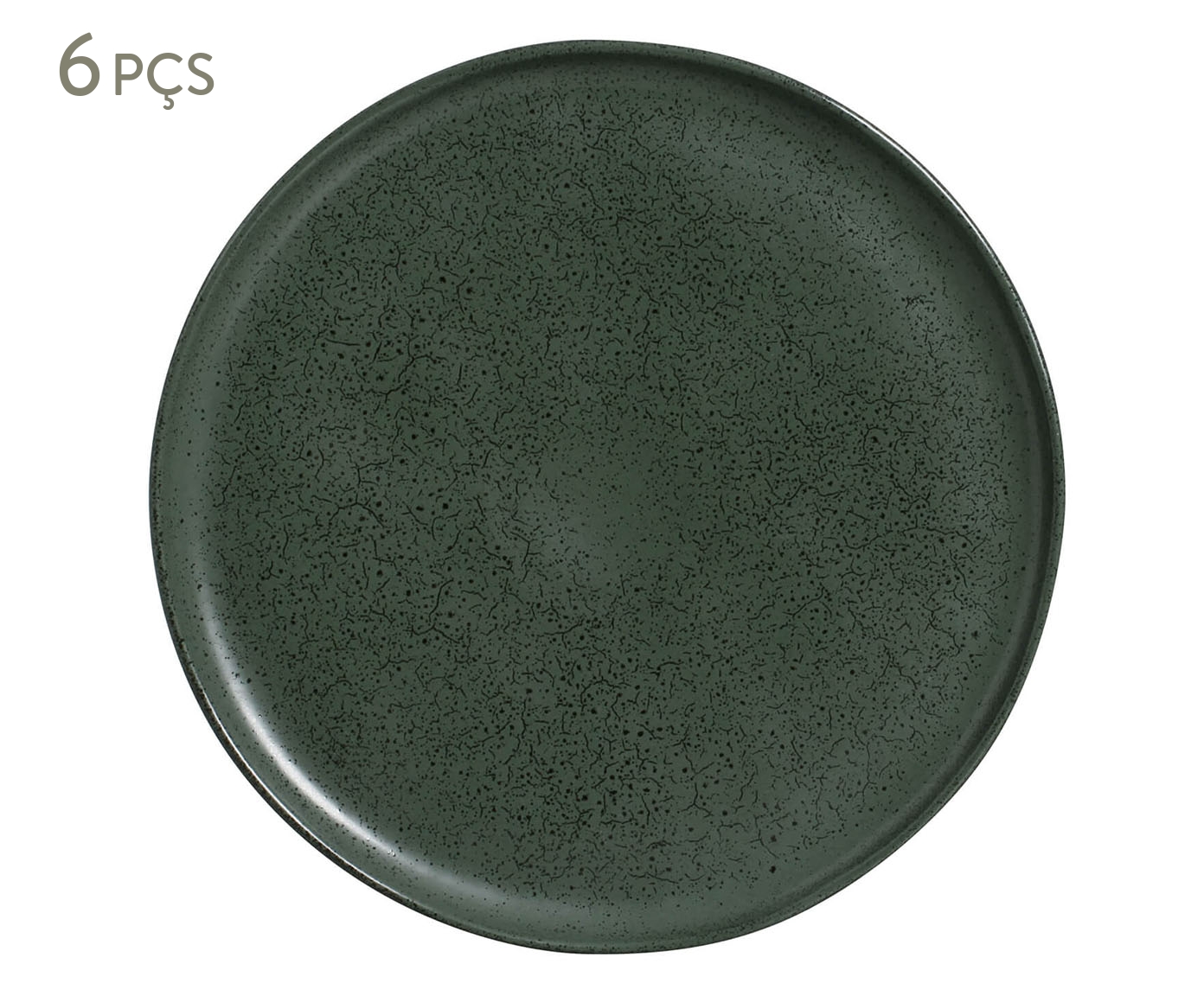 Jogo de Pratos Raso Bio Greenery Verde image number 0