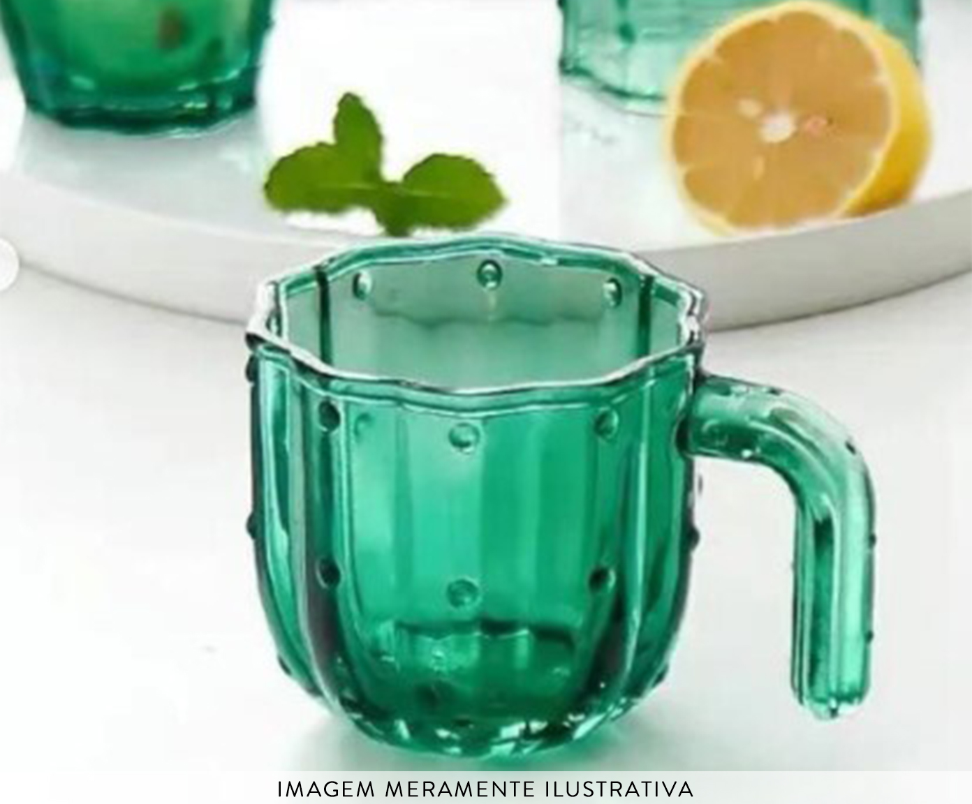 Jogo de Copos Empilh&aacute;veis Cacto - Verde image number 4