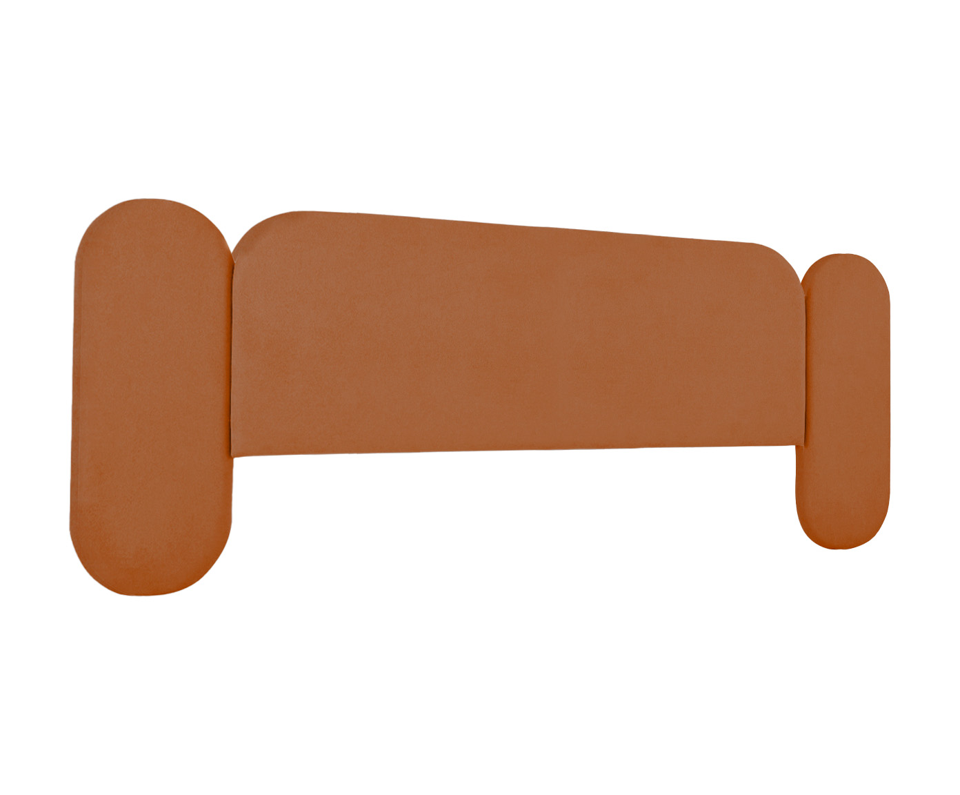 Cabeceira em Boucle Aveludado Arco Embrace Terracota image number 3