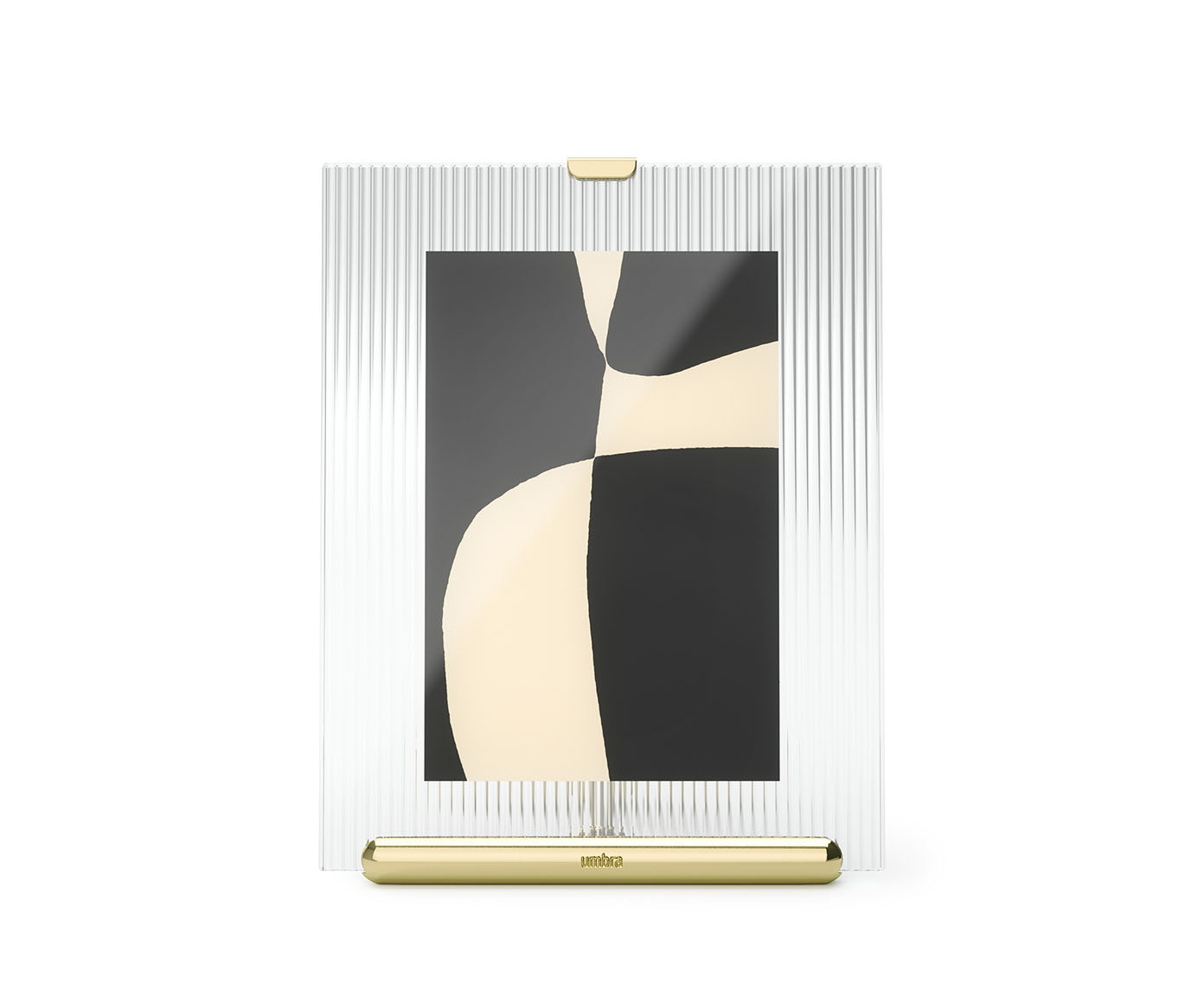 Porta-Retrato Flute Picture Frame Dourado - Foto 10X15cm image number 2