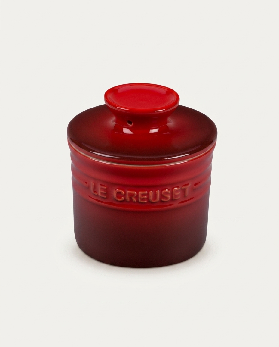 Pote para Manteiga Vermelho - 10X10cm image number 2