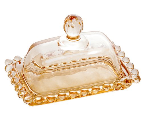 Manteigueira em Cristal Pearl - &Acirc;mbar image number 0