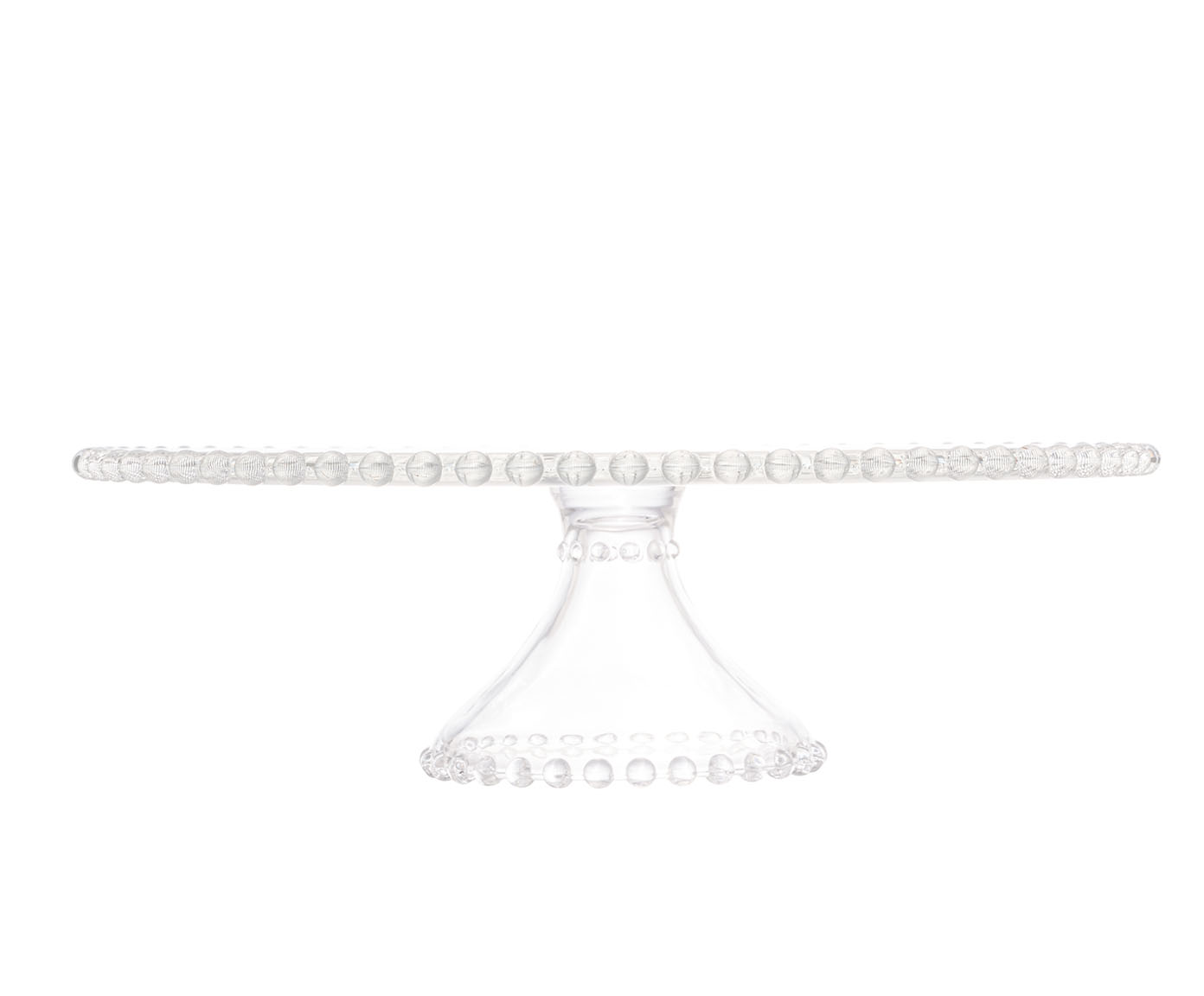 Prato para Bolo com P&eacute; em Cristal Pearl - image 0