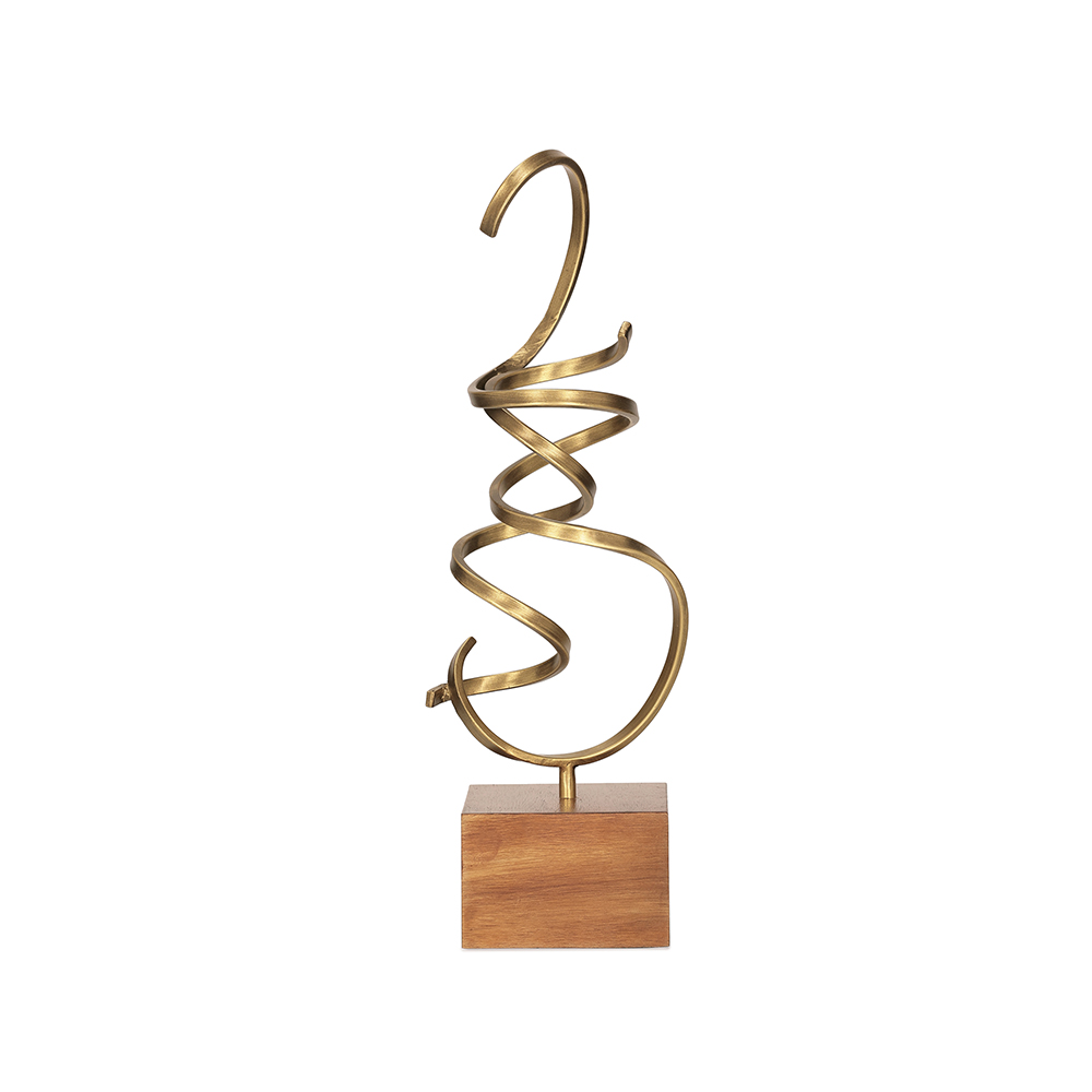 Escultura Caramib Dourado - image 0