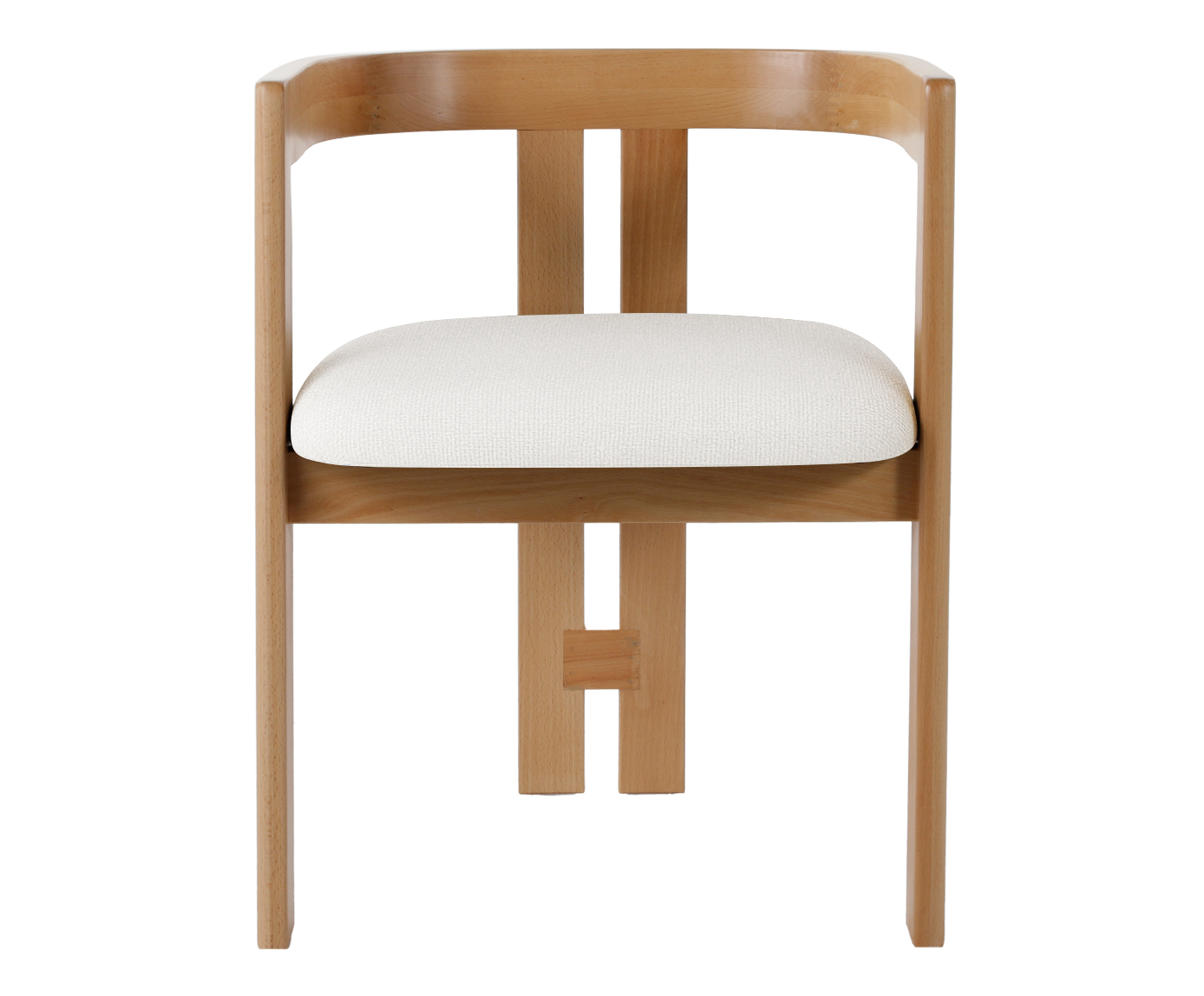 Cadeira Oka  Natural e Off White image number 1