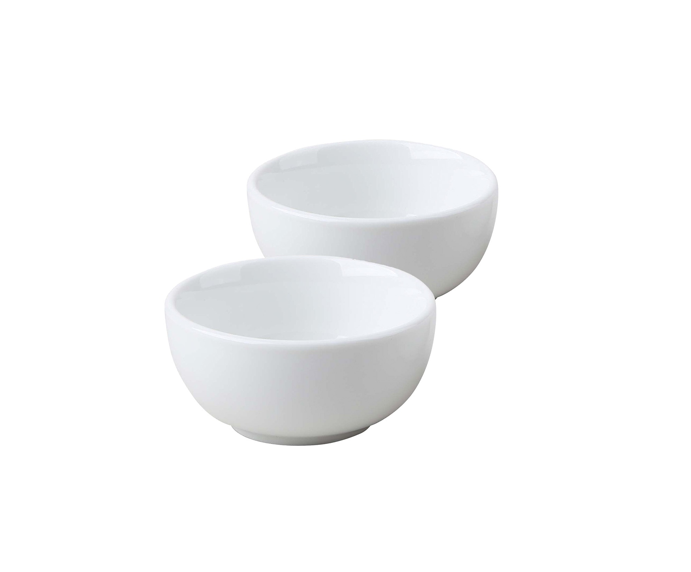 Jogo de mini bowls para manteiga Blanc em porcelana branco image number 3