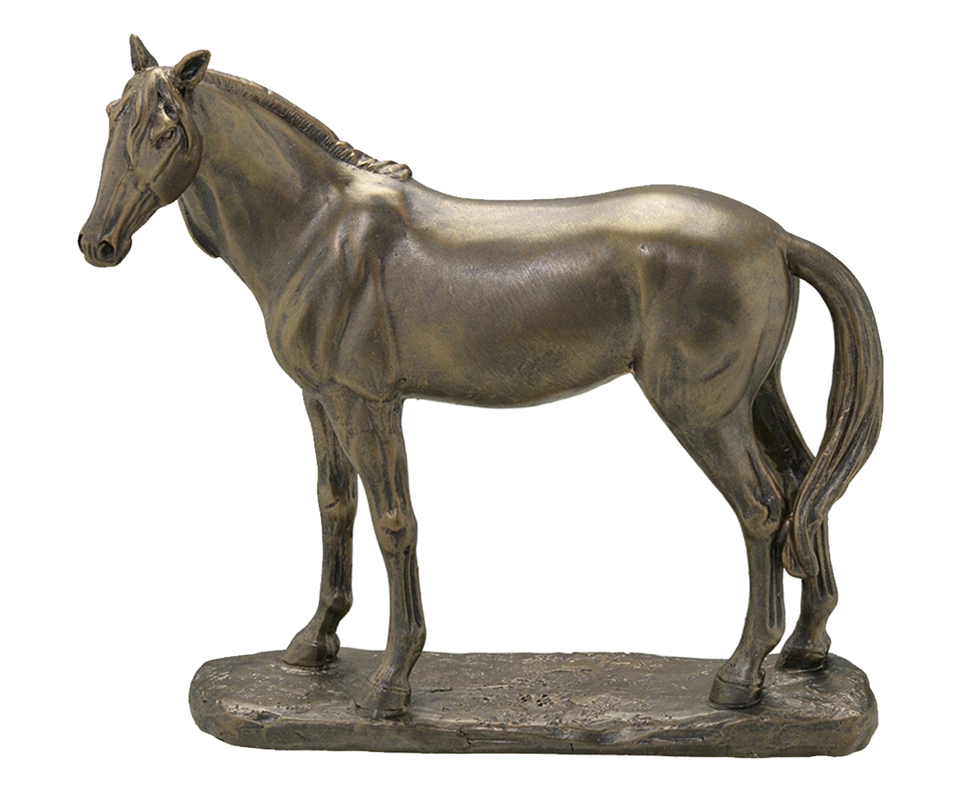 Adorno em Resina Cavalo Bronze image number 0