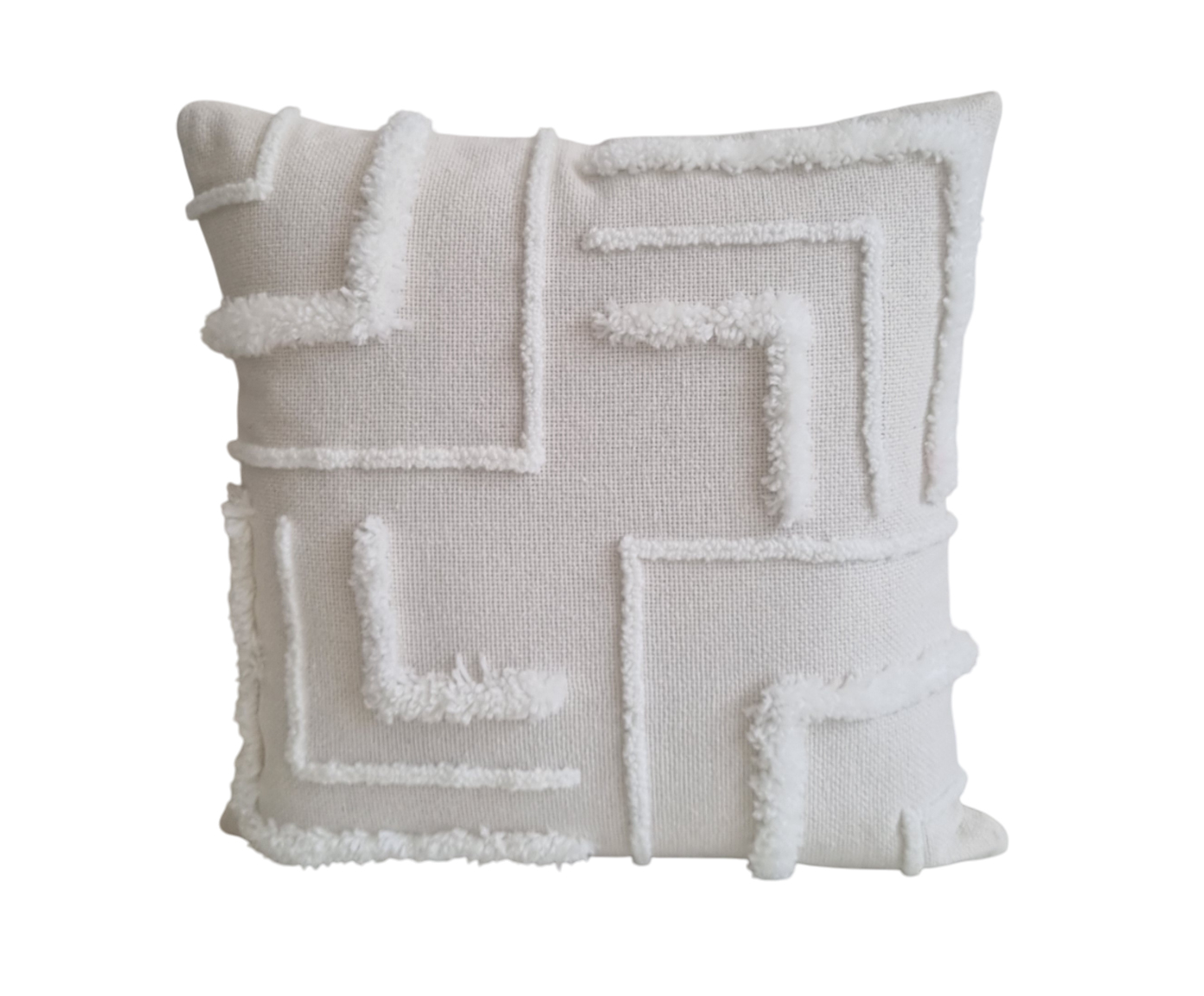 Capa de Almofada Bordada Mulan Off White - image 0